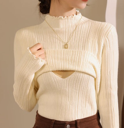 Chic MAMA Sweater - Stylish Nursing & Breastfeeding Top | MAMA JUiiCe